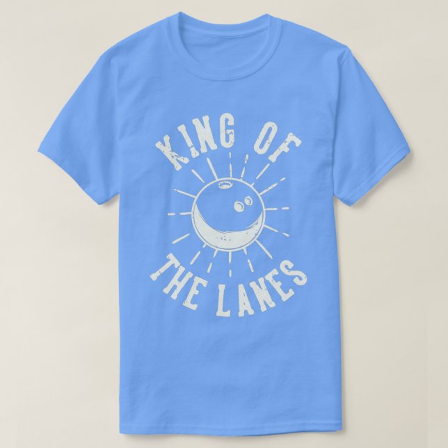 Camiseta El Rey De Las Lanes Bowling Splendid T (Diseño del anverso)