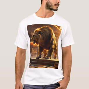 Camiseta El rey de los leones y el rugido de la ciudad"
