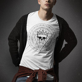 Camiseta El Rey de los Muertos: Blanco de la Vigilia de Vam