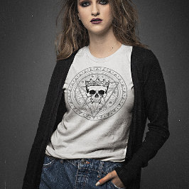 Camiseta El Rey de los Muertos: Blanco de la Vigilia de Vam