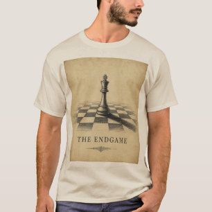 Camiseta El Rey del Ajedrez Vintage Fin de Juego