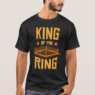 Camiseta El Rey Del Círculo Combatiente De Boxeador