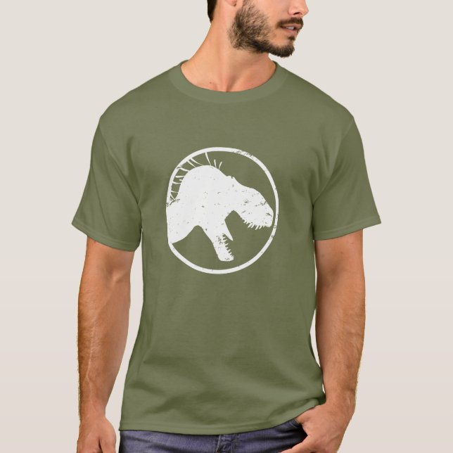 Camiseta El rey del tirano de los hombres apenó la camisa, (Anverso)