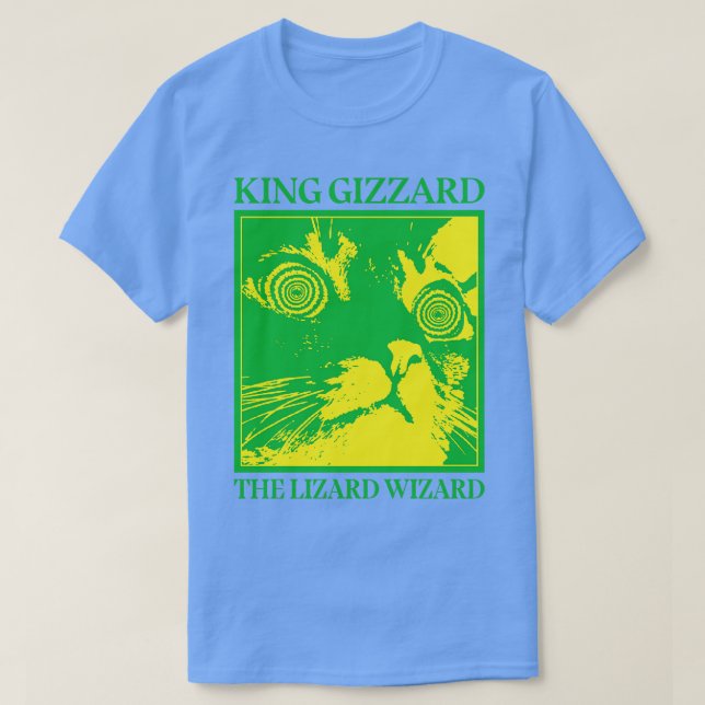 Camiseta El rey Gizzard el mago de las lagartijas Tapiz hec (Diseño del anverso)