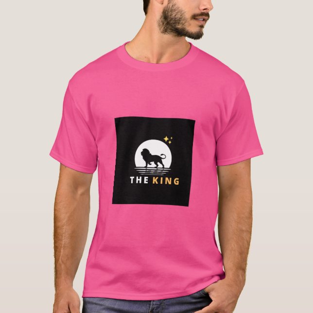 Camiseta El Rey - La majestuosa Silhouette de León (Anverso)