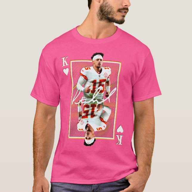 Camiseta El Rey Mahomes de fútbol gracioso (Anverso)