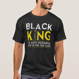 Camiseta El Rey Negro La Pieza Más Poderosa Del Juego