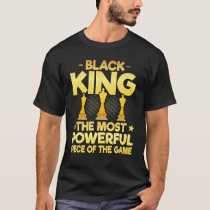 Camiseta El Rey Negro La Pieza Más Poderosa En Los Hombres