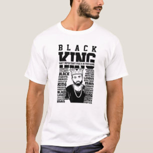 Camiseta El Rey Negro La Pieza Más Poderosa En Los Hombres