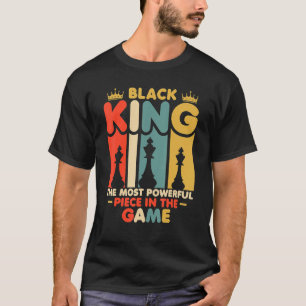 Camiseta El Rey Negro La Pieza Más Poderosa En Los Hombres