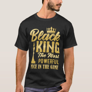 Camiseta El Rey Negro La Pieza Más Poderosa En Los Hombres
