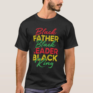 Camiseta El Rey Negro Padre Padre Junundécimo Día Del Padre