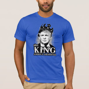 Camiseta El Rey que Estados Unidos merece - Anti-Trump -