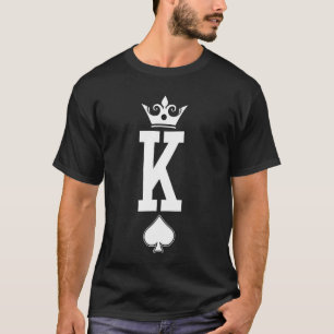 Camiseta El Rey y la Reina de la Pareja del Corazón coincid