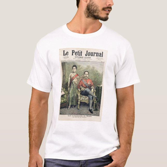 Camiseta El rey y la reina de Tailandia (Anverso)