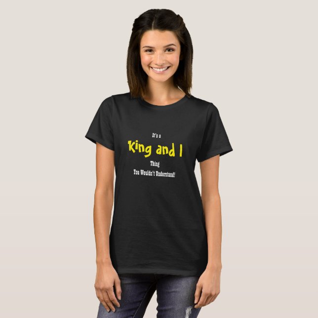Camiseta El Rey y yo Camisas (Anverso completo)