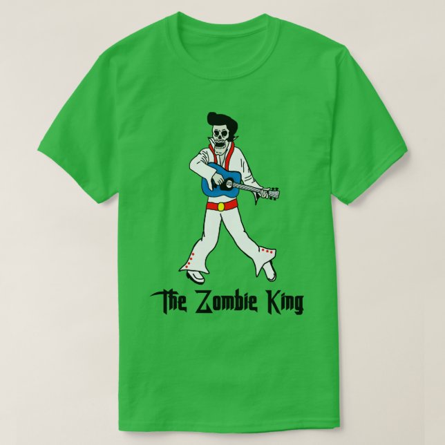 Camiseta El rey zombi (Diseño del anverso)