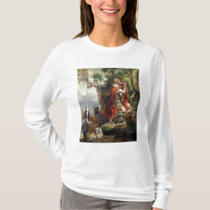 Camiseta El rezo de Gideon, dibujo animado para una