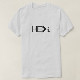 CAMISETA ÉL>REZO DE RODILLAS - ÉL ES MAYOR QUE EL NEGRO