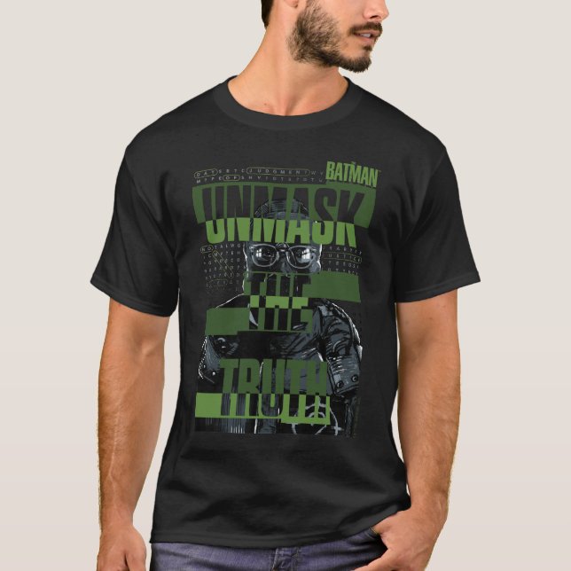 Camiseta El Riddler - Desenmascara La Verdad (Anverso)