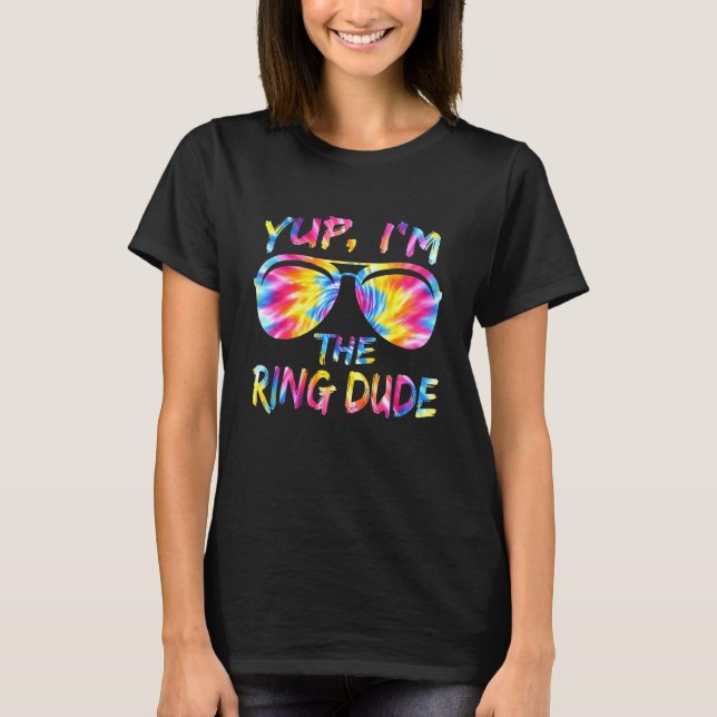 Camiseta El Ring Dude Niños Cute Bodas Anillo Bearer Boys (Anverso)