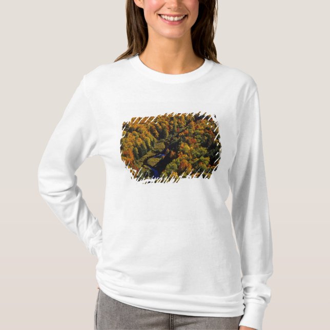 Camiseta El río Big Carp en otoño en Porcupine (Anverso)