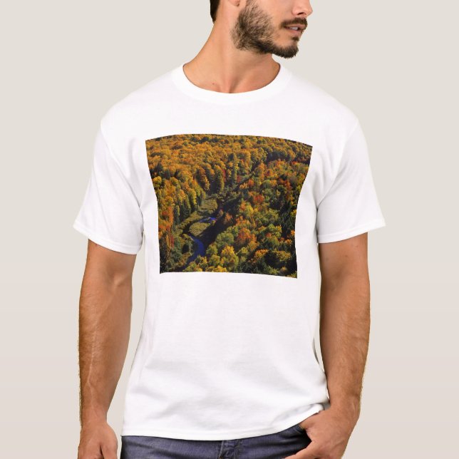 Camiseta El río Big Carp en otoño en Porcupine (Anverso)