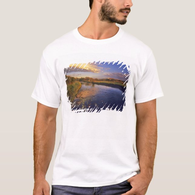 Camiseta El río Big Hole al último luz cerca de Jackson (Anverso)