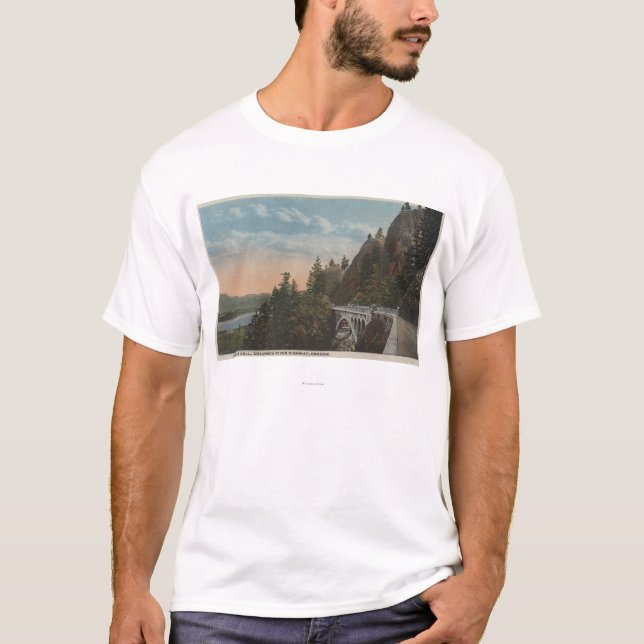 Camiseta El río Columbia, Oregon (Anverso)