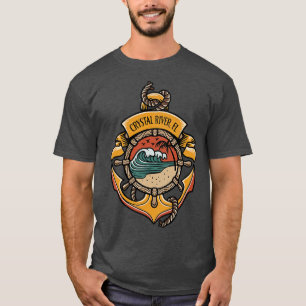 Camiseta El río Crystal Florida La Costa Oeste Playas en ba