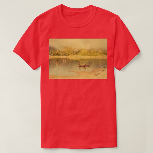 Camiseta El río en Prome AKA Pyay Py Morsi de niebla (Diseño del anverso)
