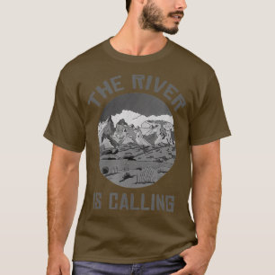 Camiseta El río está llamando a agua de Rafting Kayak Paddl