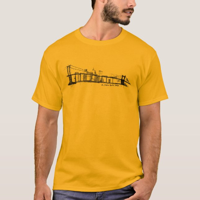 Camiseta El río Hudson por Ji (Anverso)