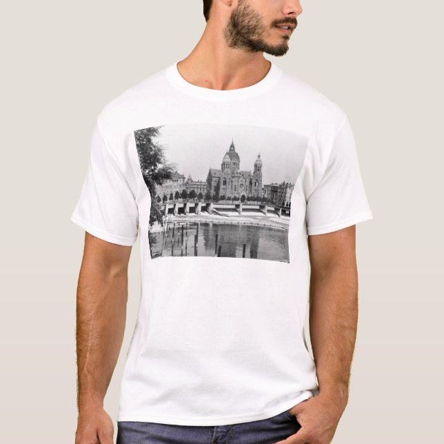 Camiseta El río Isar en Munich, c.1910 (Anverso)