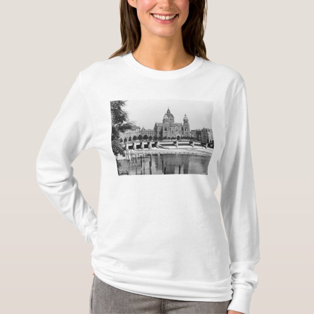 Camiseta El río Isar en Munich, c.1910 (Anverso)