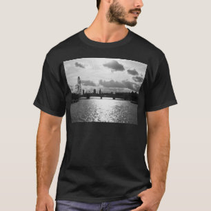 Camiseta El río Támesis y mono de Londres