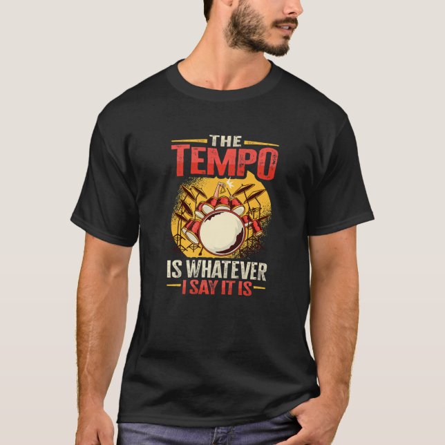 Camiseta El ritmo es lo que dije es Design Premium (Anverso)