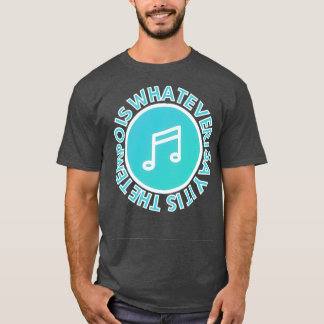 Camiseta El ritmo es lo que sea que diga Es 1
