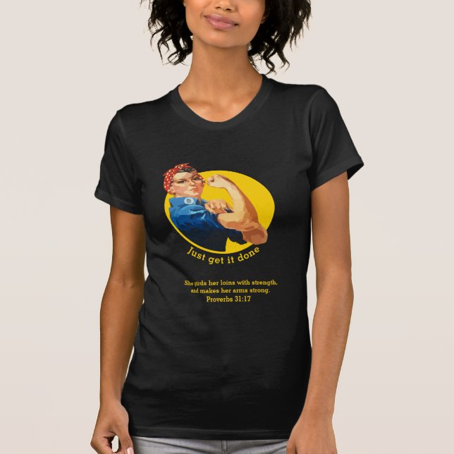 CAMISETA EL RIVETER DE LA ROSIE, DE ESTILO (Anverso)