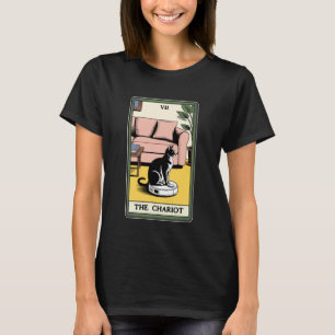 Camiseta El Robot Aspirador El Carro Gato Divertido Tarot C