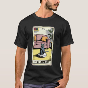 Camiseta El Robot Aspirador El Carro Gato Divertido Tarot C