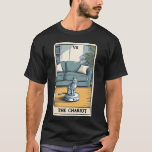 Camiseta El Robot Aspirador El Carro Gato Divertido Tarot C