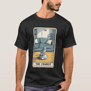 Camiseta El Robot Aspirador El Carro Gato Divertido Tarot C