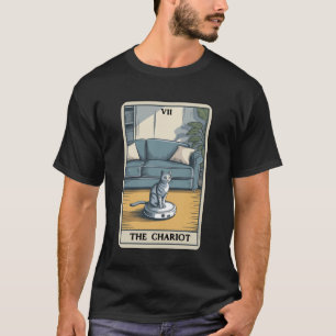 Camiseta El Robot Aspirador El Carro Tarot Divertido Gato