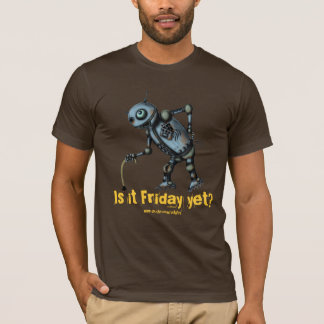 Camiseta El robot viejo fresco divertido quiere diseño de