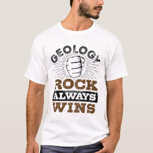 Camiseta El rock geológico siempre gana