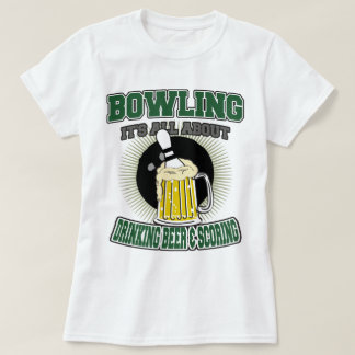 Camiseta El rodar él está todo sobre la cerveza de