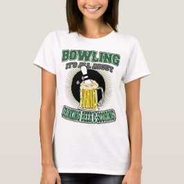 Camiseta El rodar él está todo sobre la cerveza de