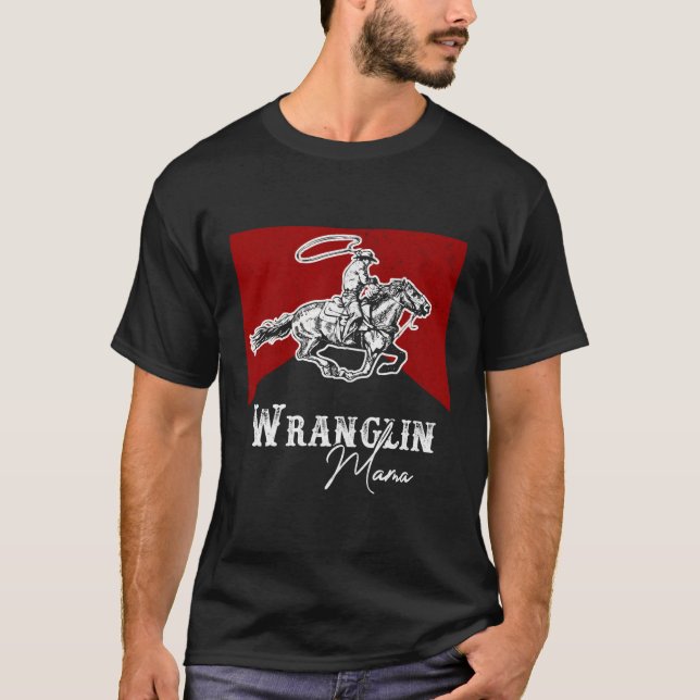 Camiseta El Rodeo de la Vida Occidental: La vaca enreda a m (Anverso)