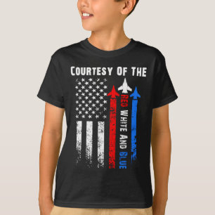 Camiseta El Rojo Blanco Y Azul Patriótico Del 4 De Julio
